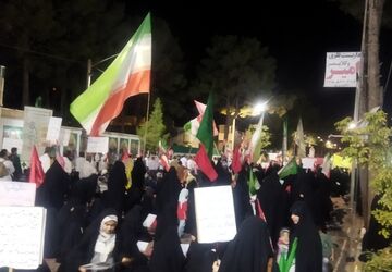 ایستادگی مردم غیور شهرستان کاشمر 