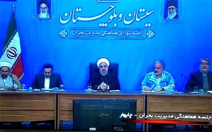 رییس جمهور:  8 میلیارد دلار طرح آب و برق در دستور کار برای سیستان وبلوچستان است