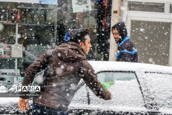 بارش برف در ارومیه