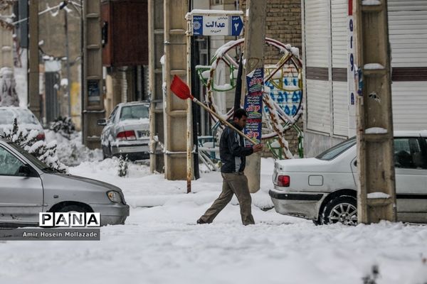 بارش برف در ارومیه