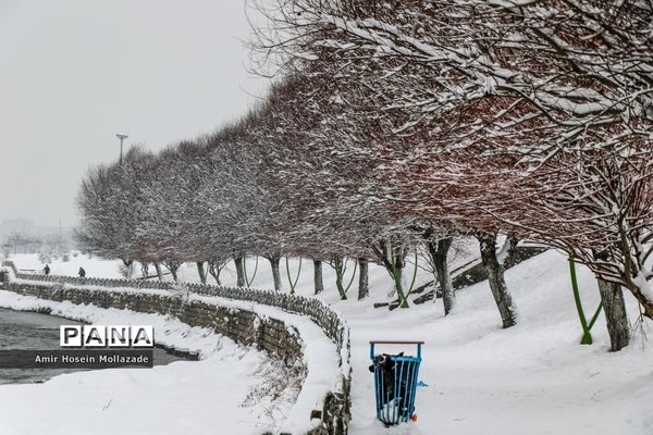 بارش برف در ارومیه