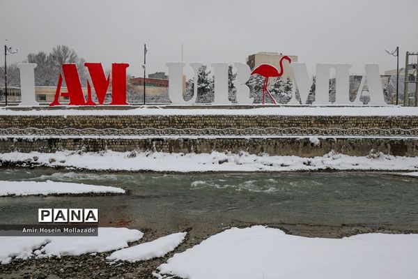 بارش برف در ارومیه