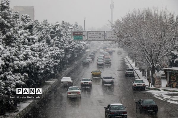 بارش برف در ارومیه