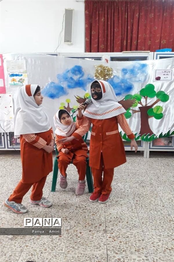 مراسم نواختن زنگ  هوای پاک در مدارس شهرستان امیدیه