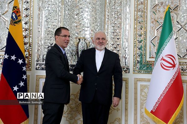 دیدار ظریف با وزیر امور خارجه ونزوئلا