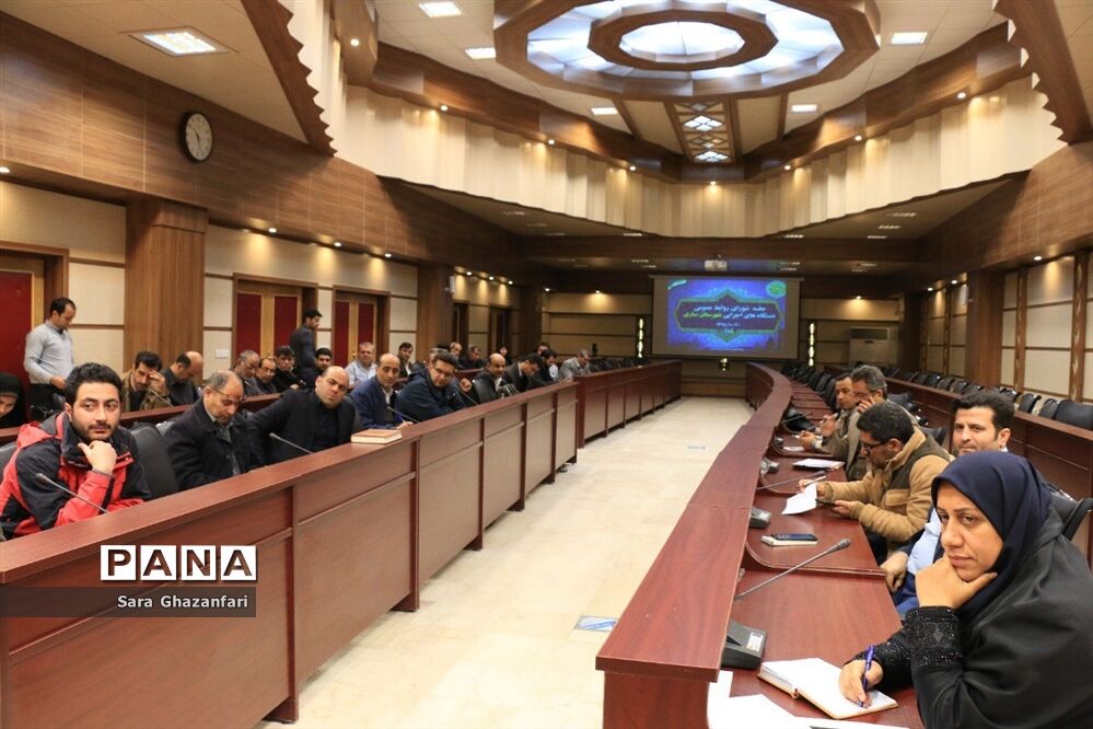 نشست مدیران روابط عمومی اداره‌های شهرستان ساری در فرمانداری