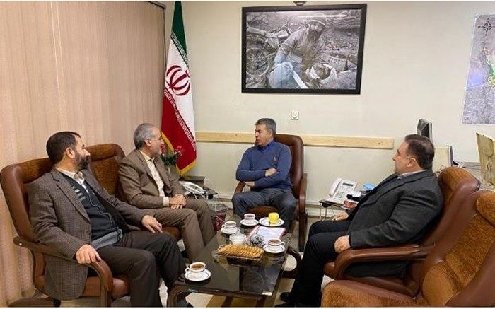 دیدار مدیر آموزش و پرورش منطقه1 با فرماندار شمیرانات