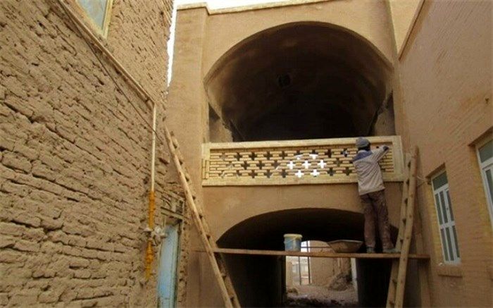 سایه‌باد میرزا آقاهای یزد مرمت شد