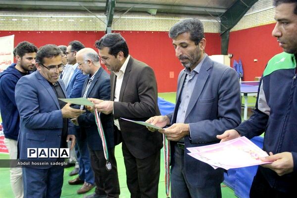 مسابقات قهرمانی تنیس روی میز دانش آموزان استان بوشهر