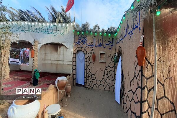 افتتاحیه نمایشگاه بیت الاحزان به‌مناسبت شهادت حضرت فاطمه(س)درشهرستان حمیدیه