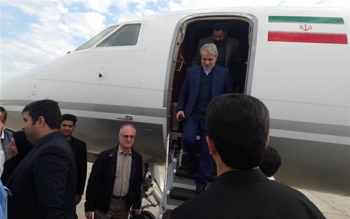 محمد باقر نوبخت  وارد چابهار شد
