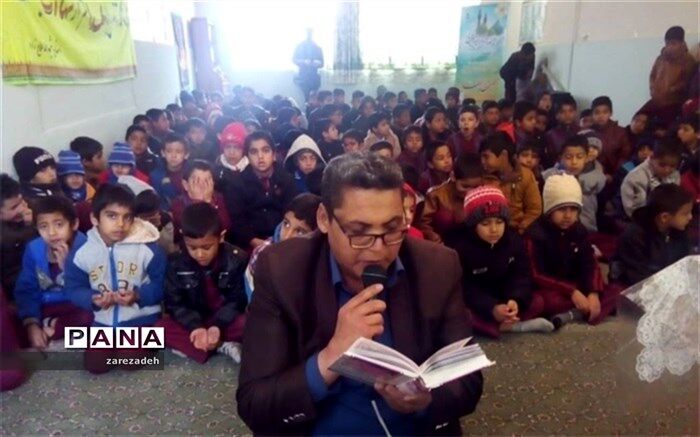 سوگواری ایام فاطمیه  در دبستان شهید محمد فلاح زاده ابرکوه