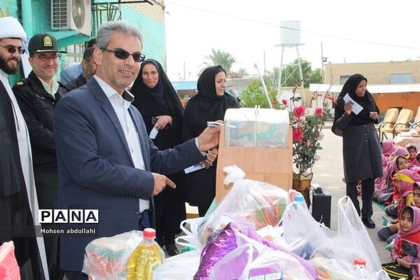 سیل مهربانی  در دبستان دخترانه شهید دانشگر سعدآباد