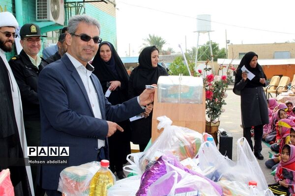 سیل مهربانی  در دبستان دخترانه شهید دانشگر سعدآباد