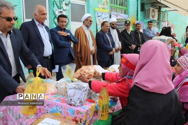سیل مهربانی  در دبستان دخترانه شهید دانشگر سعدآباد