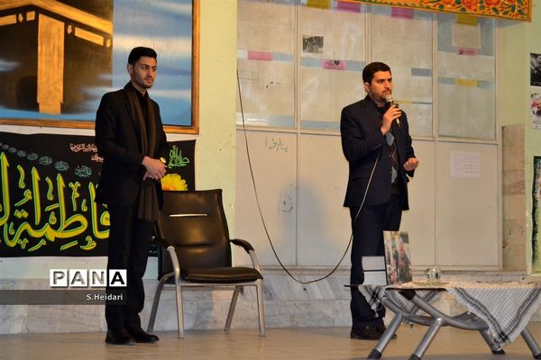 آیین عزاداری و سوگواری حضرت فاطمه زهرا(س) در دبیرستان مومنین