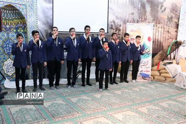 وداع با شهید گمنام دراداره‌کل آموزش و پرورش استان یزد