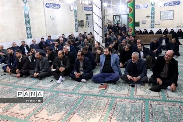 وداع با شهید گمنام دراداره‌کل آموزش و پرورش استان یزد