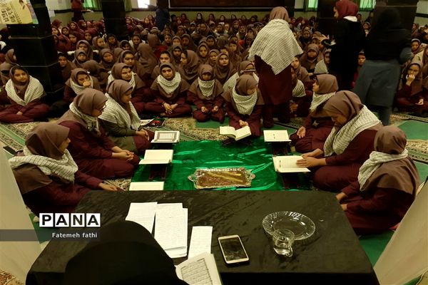 مراسم سوگواری ایام فاطمیه در مدارس چهاردانگه