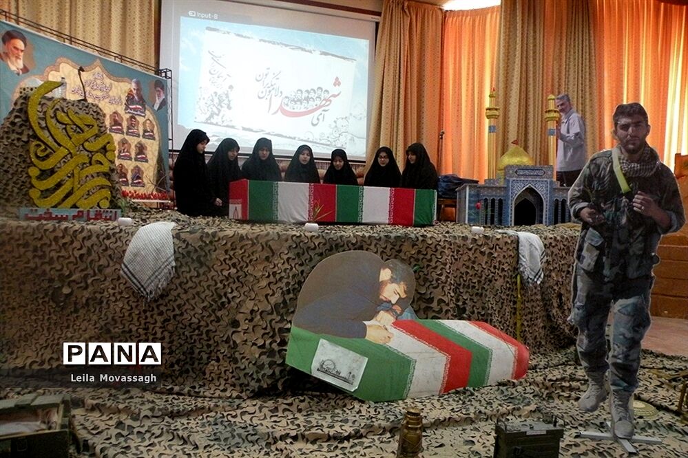 یادواره شهدای مدافع حرم و شهدای منصوب به مدارس شاهد در تبریز