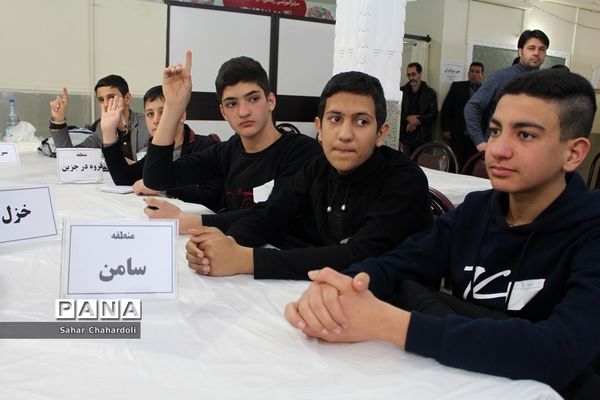 افتتاحیه دهمین دوره انتخابات مجلس و شورای دانش آموزی همدان