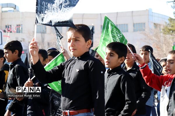 پویش دانش آموزی نوگلان فاطمی در آباده