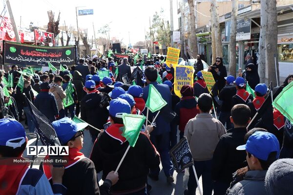 پویش دانش آموزی نوگلان فاطمی در آباده