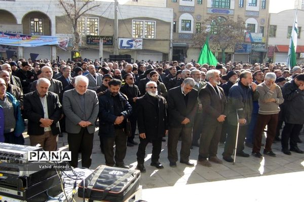 اجتماع بزرگ عزادارن فاطمی در کرمانشاه