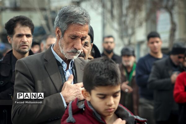 دسته عزاداری هیات رهروان شهدا به مناسبت ایام فاطمیه
