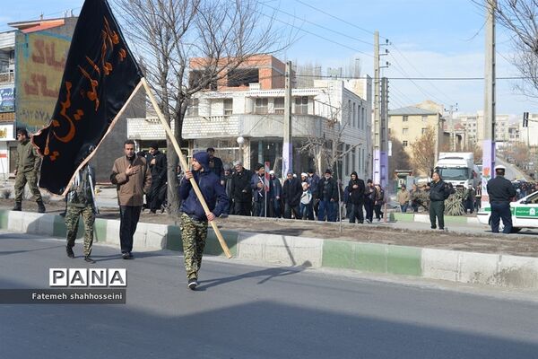 عزاداران فاطمی در شهرستان فیروزکوه