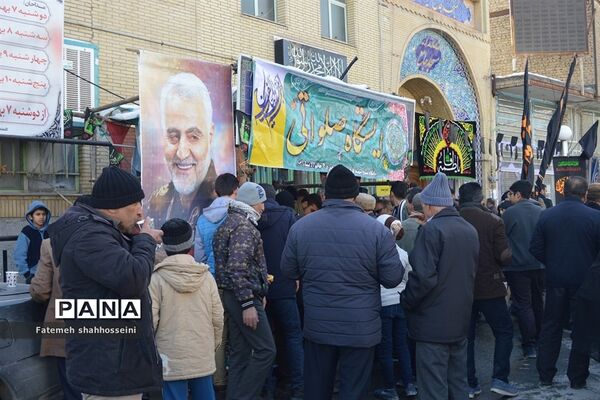 عزاداران فاطمی در شهرستان فیروزکوه
