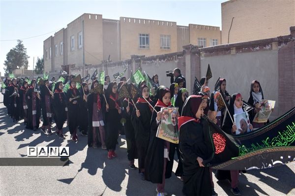 تجمع عزاداران نوگلان فاطمی دربهاباد