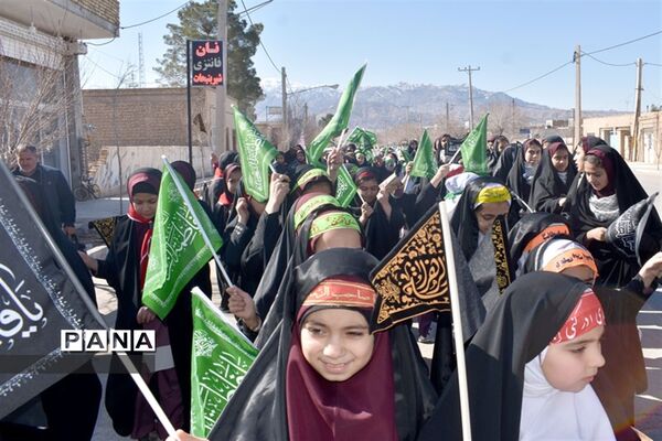 تجمع عزاداران نوگلان فاطمی دربهاباد
