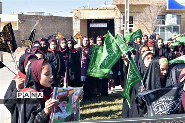 تجمع عزاداران نوگلان فاطمی دربهاباد