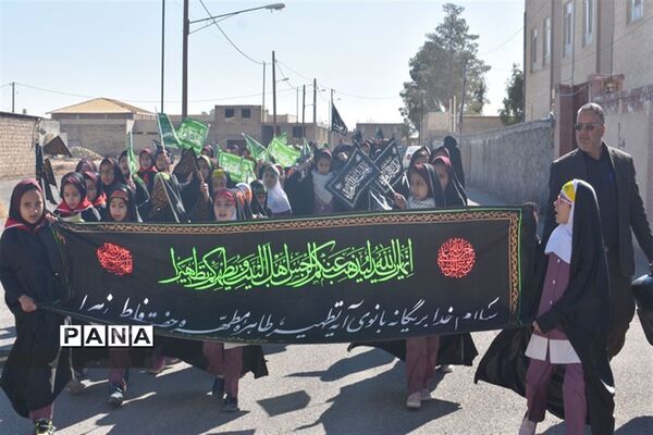 تجمع عزاداران نوگلان فاطمی دربهاباد