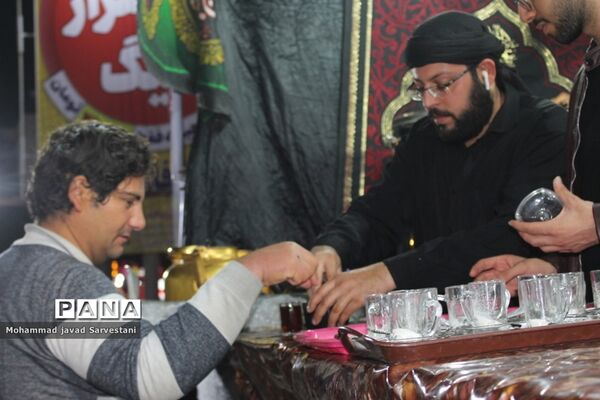 موکب بانوی بی حرم و غرفه نقاشی  فاطمیه در بوشهر