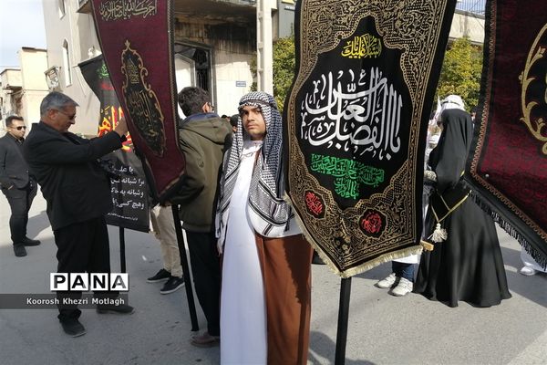 تشییع نمادین پیکرمطهر حضرت فاطمه (س) در شهرستان کازرون