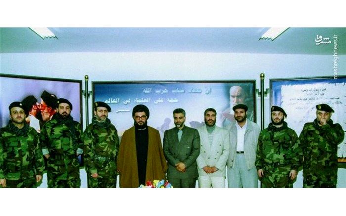 تصویر/ شهید کاظمی و شهید سلیمانی در کنار سیدحسن نصرالله