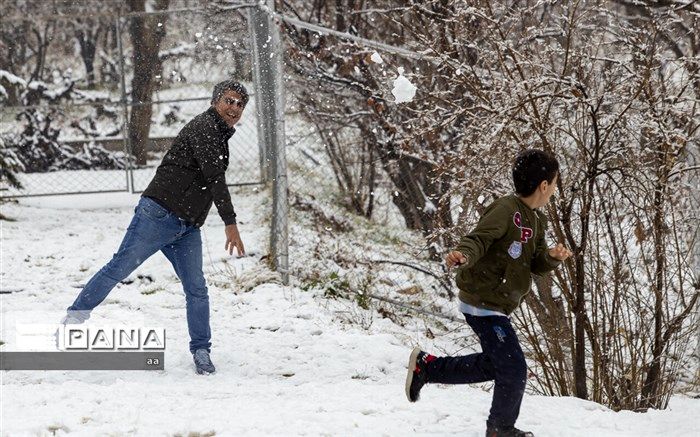تعطیلات اجباری و آغوش باز طبیعت برفی لرستان برای مردم
