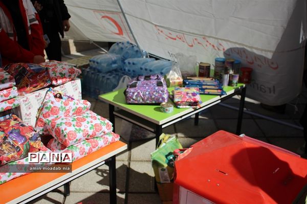 مراسم محوری سیل مهربانی در ناحیه یک زاهدان