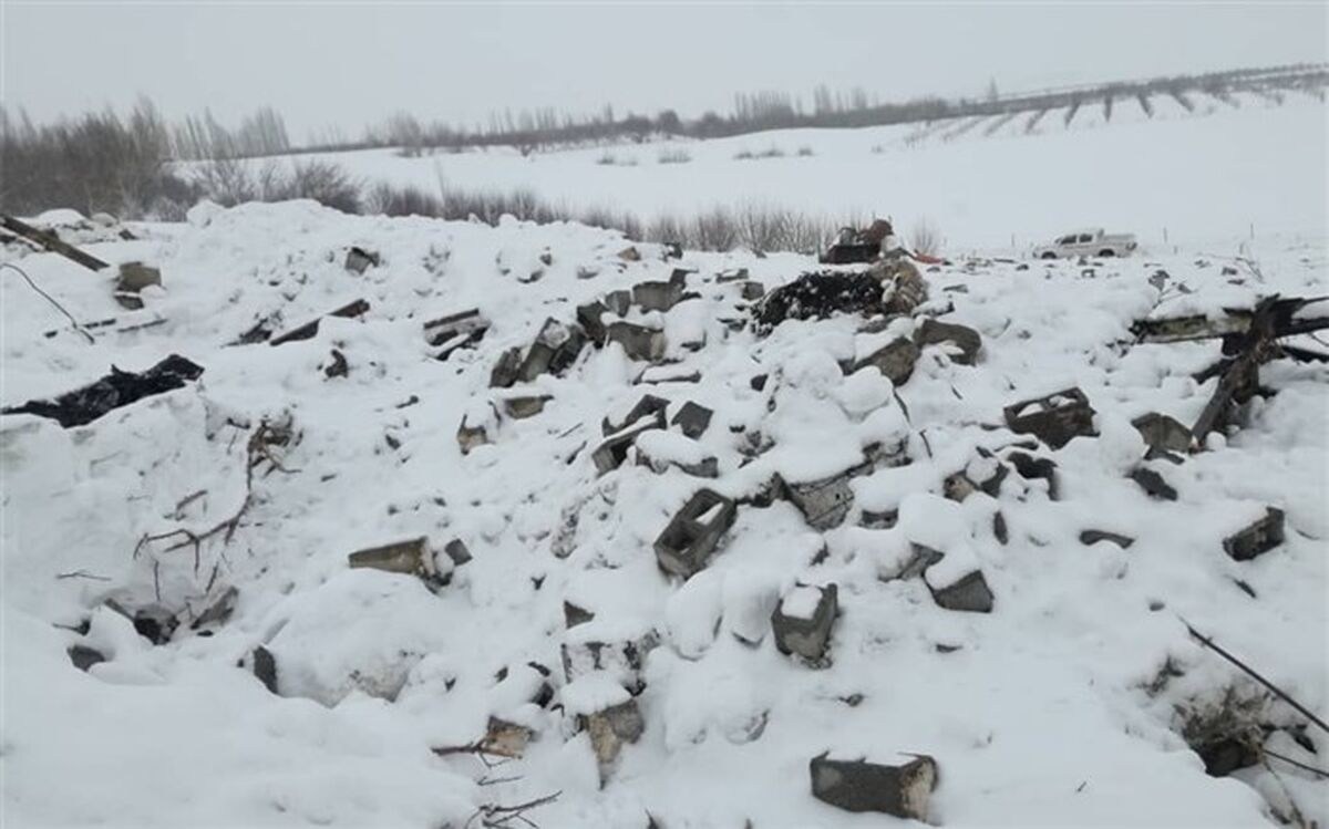 کمک خودجوش مردم به خسارت‌دیدگاه سقوط بهمن در سیلوانای ارومیه