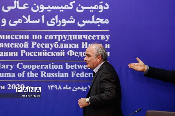 دیدار علی لاریجانی با رئیس دومای روسیه