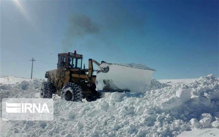 انجام بیش از ۴۳ میلیون مترمکعب برف‌روبی در آذربایجان‌غربی