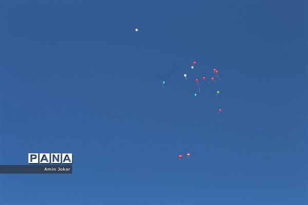 آیین نواختن زنگ انقلاب اسلامی در مدرسه الزهرا شهر شیراز