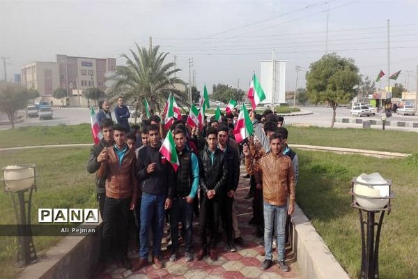 زنگ انقلاب  در دبیرستان سعادت شبانکاره