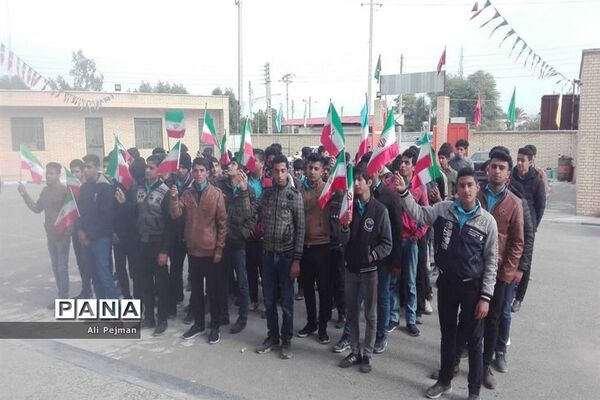 زنگ انقلاب  در دبیرستان سعادت شبانکاره