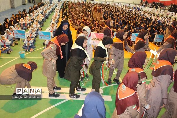 مانور تشکیلاتی یاوران انقلاب در شهرستان بهارستان