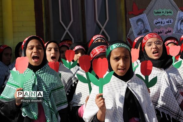 طرح ملی لاله های روشن یادواره شهید اخوت در دبستان شهید غفرانی