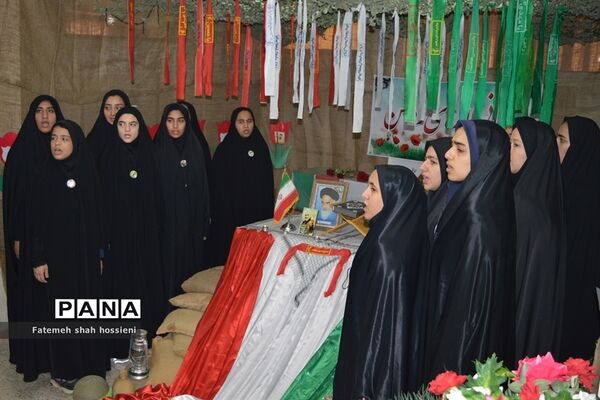 تشیع پیکر شهید گمنام در مراسم میهمانی لاله های روشن  فیروزکوه