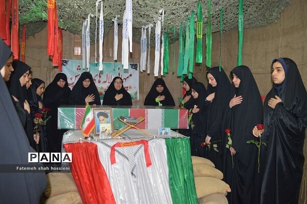 تشیع پیکر شهید گمنام در مراسم میهمانی لاله های روشن  فیروزکوه